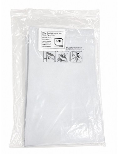 Bolsa Mylar Blanca, XL, 28G...