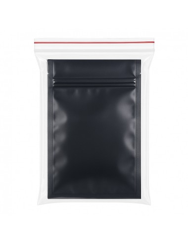 Bolsa Mylar Grafito XS | 11,2×7,5 cm | Pack 50 Unidades