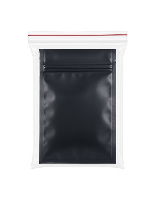 Bolsa Mylar Grafito XS | 11,2×7,5 cm | Pack 50 Unidades