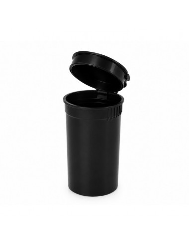 Contenedor Pop Top Negro 24 ml 6D – Pack 20 Unidades