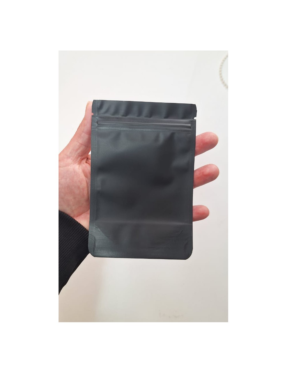 Bolsa Mylar Negro Satinado M