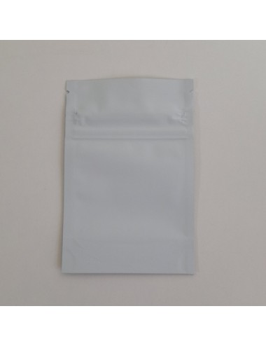 Bolsa Mylar Blanca XS | 11,2×7,5 cm | Child-Proof
