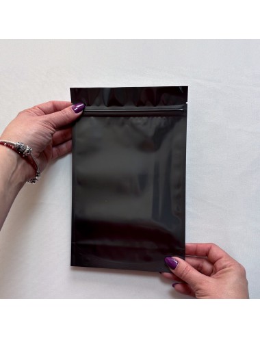 Bolsa Mylar Grafito XL | 15×23,5 cm | Pack 50 Unidades