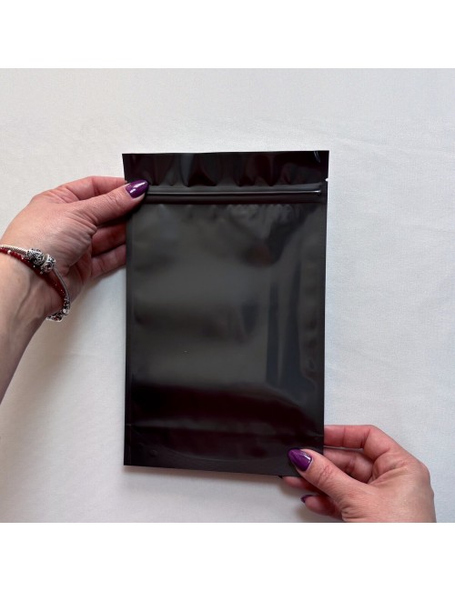 Bolsa Mylar Grafito XL | 15×23,5 cm | Pack 50 Unidades
