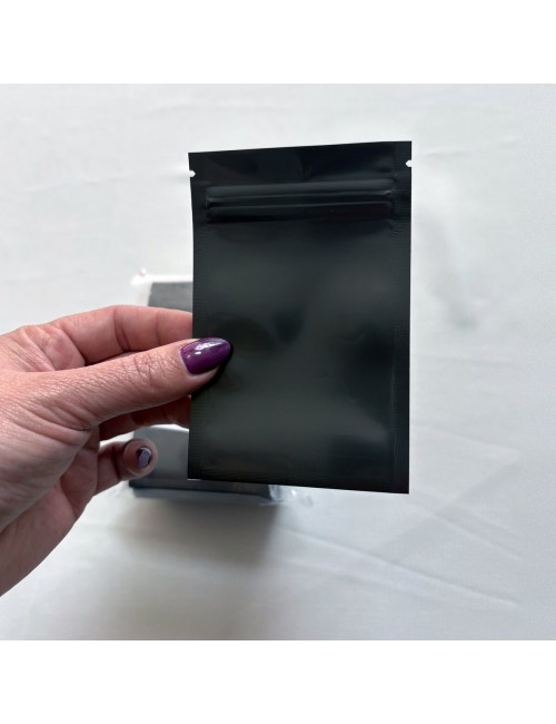 Bolsa Mylar Grafito XS | 11,2×7,5 cm | Pack 50 Unidades
